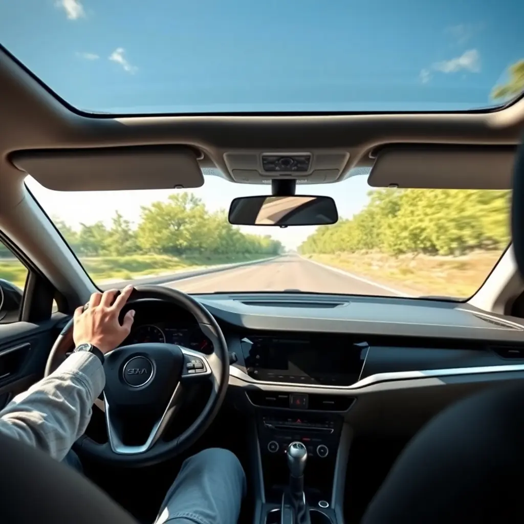 modern car dealership interior