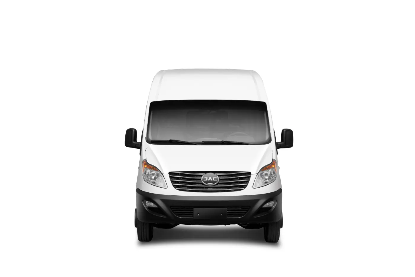 JAC JS6 premium crossover side profile view in motion on scenic highway modern design silver color