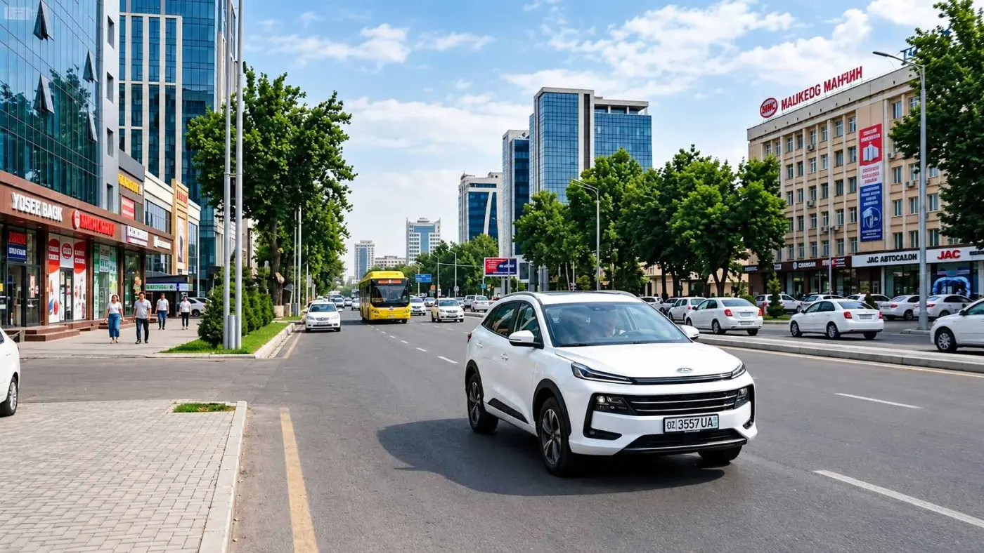 modern JAC crossover SUV