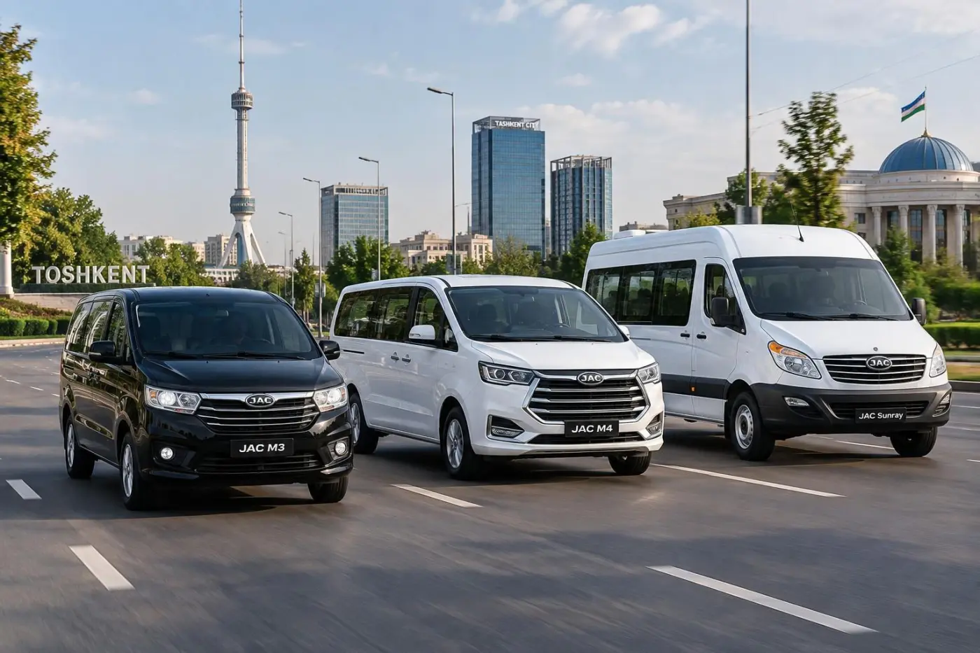 modern JAC crossover SUV